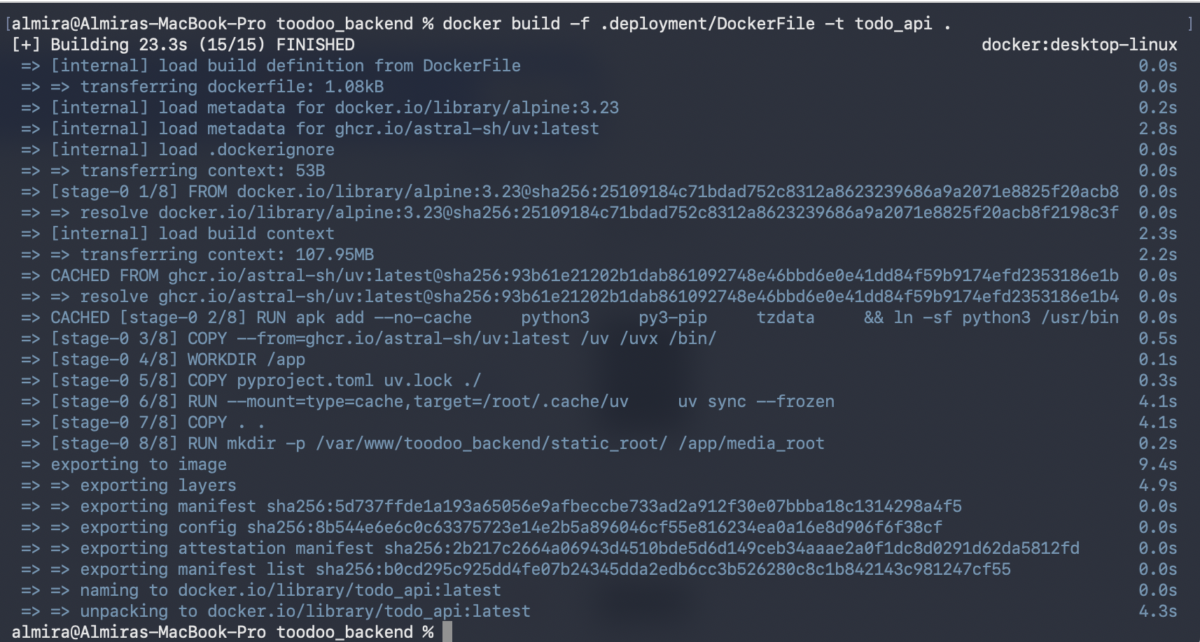 DockerFile Build
